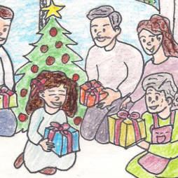 Billede til varegruppe Bog - Kira fejrer jul i Danmark