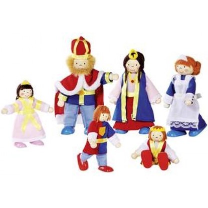 Billede af Kongelig familie til dukkehus