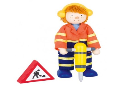 Billede af Arbejdsmand med lufthammer