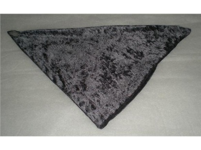 Billede af Grå velour tørklæde