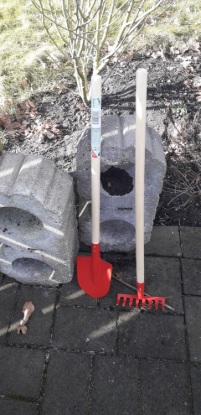 Afbeeldingen van Tuingereedschap voor kinderen - 1 set, rood