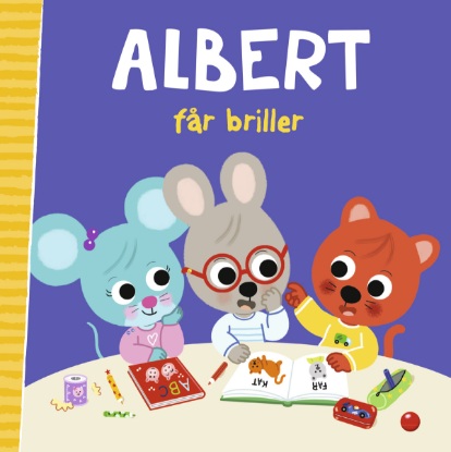 Albert  får briller. Forlag Bolden paveikslėlis