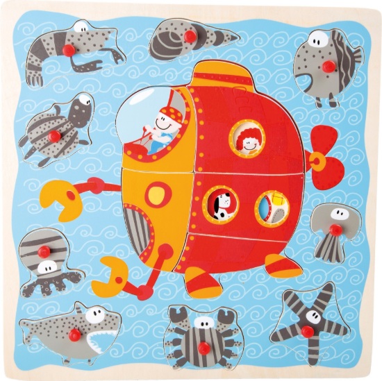 Billede af Puslespil - U-båd