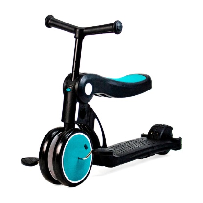 Billede af Asalvo Trehjulet cykel 5 i 1 Ride and Role, Aqua