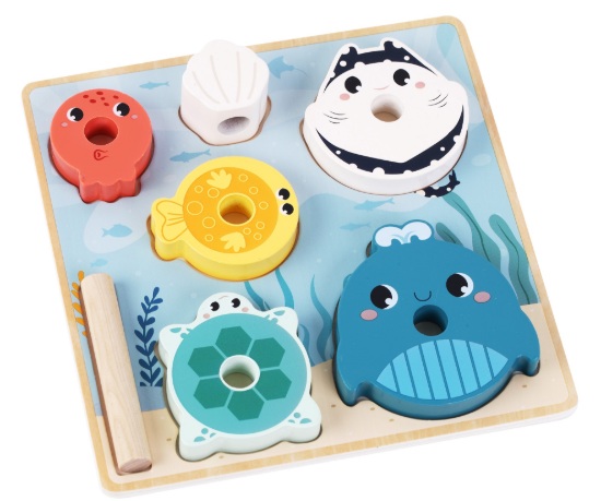 Poza cu Kinder and Kids 2 în 1 Puzzle și turn de construit, Marea