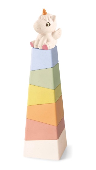 Billede af Bioplast stabeltårn - Enhjørning