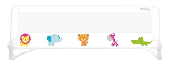 Billede af Asalvo Sengehest 2 i 1, Hvid med dyr