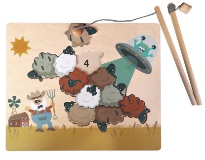 Image de Magni | Jeu de pêche extraterrestre en bois