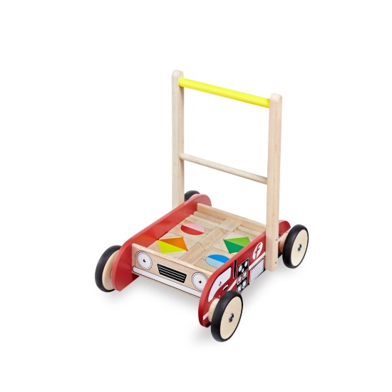 Imagen de Camión de bomberos - Andador de madera