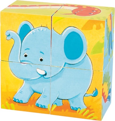 Εικόνα της Cubes ξύλινο παζλ από την Goki